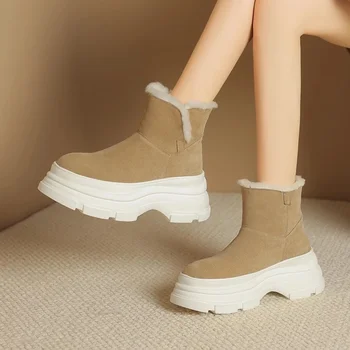 Parduodami moteriški batai 2023 m. Mada Šilti žieminiai moteriški batai Lengvi ir patogūs storapadžiai neslystantys moteriški sniego batai