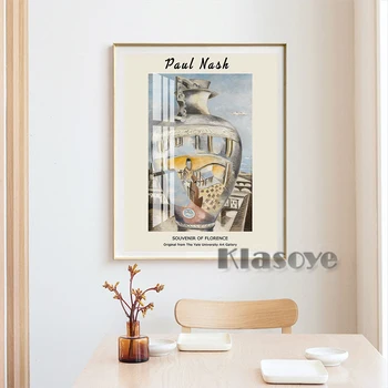Paul Nash parodų muziejus Retro plakatas Abstrakti iliustracija Šiuolaikinis sienų menas Miegamasis Namų dekoro drobė Aukštos kokybės tapyba