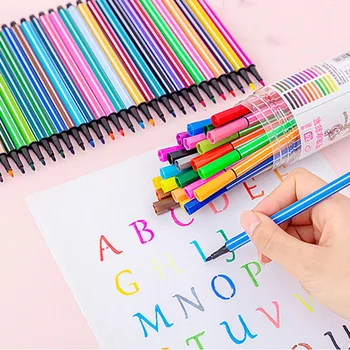 Plaunamas akvarelės rašiklio spalvotų rašiklių rinkinys vaikams, piešiantiems tapybos meno žymeklius
