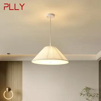 PLLY Moderni pakabinama lempa Šiaurės šalių LED kūrybiškumo paprastumo klostės Balta kabanti lemputė namų valgomojo miegamajame