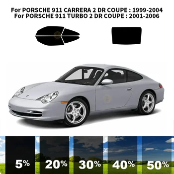 Precut nanokeramikos automobilis UV langų atspalvio rinkinys Automobilinė langų plėvelė PORSCHE 911 CARRERA 2 DR COUPE 1999-2004