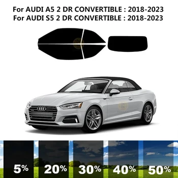 Precut nanokeramikos automobilis UV langų atspalvio rinkinys Automobilinė langų plėvelė AUDI A5 2 DR CONVERTIBLE 2018-2023