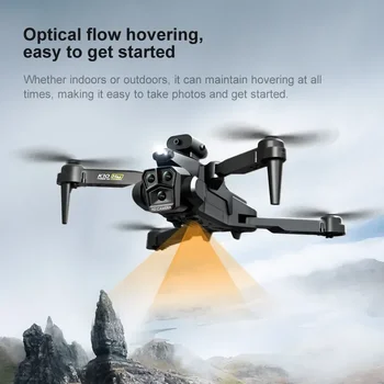 Profesionali kliūtis Venkite aerofotografavimo Optinio srauto anglies pluoštas 8K HD Trijų kamerų bešepetėlinis kvadrokopteris K10 MAX dronas
