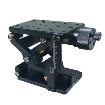 PT-SD408S 60mm kelionių vadovas Laboratorinis kėliklis Z ašies optinis pakėlimas Rankinis optinis stumdomas kėlimo platformos stalas su liniuote naujas