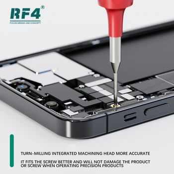 RF4 Superhard Gold plieno atsuktuvų rinkinys Tikslus remontas Varžtas Iphone laikrodžio laikrodžio išmontavimas Sumažinti streso atsuktuvą RF-SD10