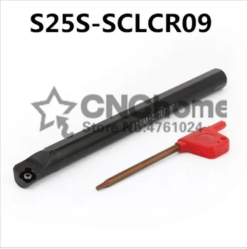 S25S-SCLCR09/S25S-SCLCL09 gręžimo strypas, CNC tekinimo įrankių laikiklis, vidiniai tekinimo įrankiai, tekinimo staklių pjovimo įrankis, gręžimas CCMT009T304/08