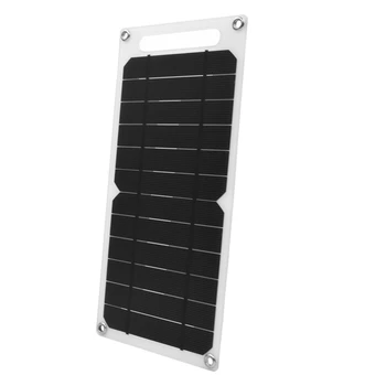 Saulės kolektorius 6W 5V lauko monokristalinis saulės mobiliojo telefono įkroviklis lauko dviračių laipiojimo kempingo piknikui