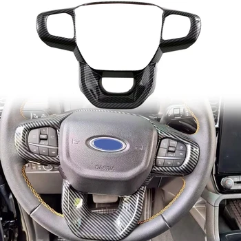 skirta Ford Ranger 2023 2024 automobilių aksesuarai ABS vairo centrinis dekoro dangtelio juostelės 1vnt