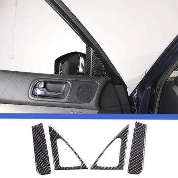 skirta Infiniti G25 G35 G37 2007-2013 Soft Carbon Fiber Car A-pillar Speaker Panel Frame Cover Lipdukai Automobilių aksesuarai