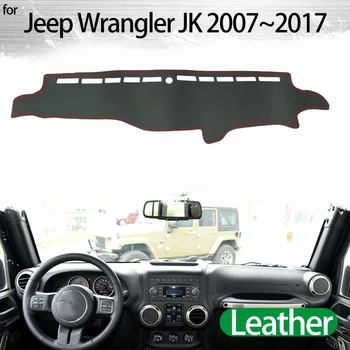 skirta Jeep Wrangler JK 2007~2017 odinis automobilis Dashmat prietaisų skydelio dangtelio prietaisų skydelio priedai kairėje dešinėje pusėje