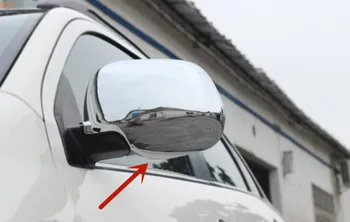 skirta Mitsubishi ASX 2011-2016 Aukštos kokybės ABS Chrome galinio vaizdo veidrodžio apdailos dangtelis, apsaugantis nuo trinties apsaugančius automobilio priedus Q