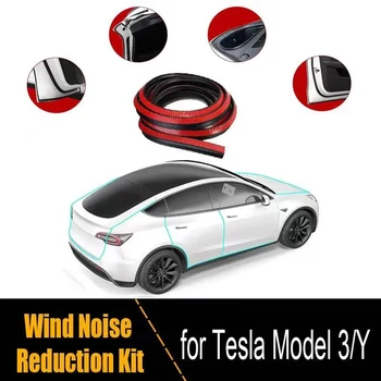 skirta Tesla Model 3 Y X S durų sandarinimo vėjo triukšmo mažinimo rinkinys Centrinio valdymo sandarinimo juosta Model Y 3 X S priedai