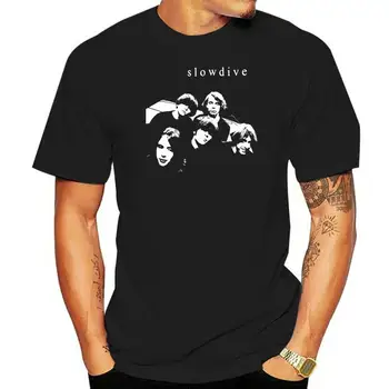 Slowdive Shoegaze Ride Juodi marškinėliai S-5XL Tee NEMOKAMAS PRISTATYMAS 3D Vyrai Karšti Pigūs vyriški marškinėliai trumpomis rankovėmis Pagrindiniai topai SBZ6316