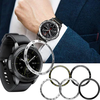 Smart Watch dangtelis, skirtas Samsung Galaxy Watch 46/42MM Gear S3 Bezel Ring Smart Watch priedų dangteliui Nerūdijančio plieno priedai