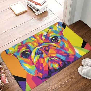 Spalvingas šuo Doge Vonios kilimėlis Kilimėlis Namų durų kilimėlis Svetainės kilimas Įėjimo durys