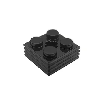 statybiniai blokai Technologinės dalys 2x2 dryžuotos veleno skylės plyta 10vnt MOC suderinamas su prekės ženklais Žaislas vaikams 71752