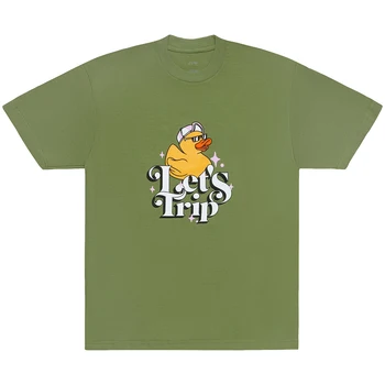 Sturniolo trynukai Tee Let's Trip Duck marškinėliai Unisex Fashion Funny Casual trumpomis rankovėmis