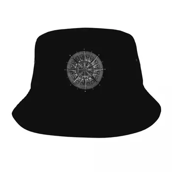 Teen Bucket Hat Vegvisir Viking Navigation Nordic Mythology Vocation Getaway Headwear Outdoor Fishing Capss Irish Country Hat