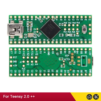 Teensy 2.0++ USB AVR kūrimo plokštė ISP U disko klaviatūros pelės eksperimentinė plokštė AT90USB1286 Mega32u4 skirta Arduino