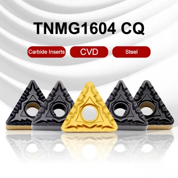 TNMG160404 TNMG160408 TNMG160412 CQ karbido įdėklai CNC tekinimo staklės įrankiai Tekinimo įrankių ašmenų tekinimo staklės visos plieno specifikacijos