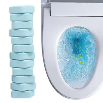 tualeto valymo tabletės Koncentruotos automatinio praplovimo mėlynų burbulų putojančios tabletės Dezodoruojantis vamzdynas vonios kambariui