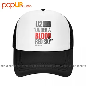 U2 Under A Blood Red Skyirish Rock Band Bono Edge Adam Baseball Cap Trucker Hats Breathable Classic