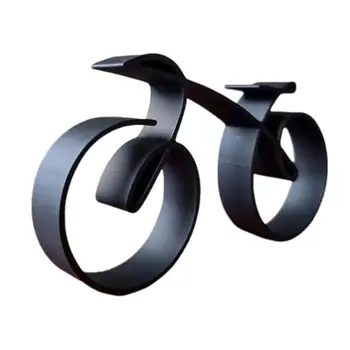 Unikali dovana Papuošalai Vielinis įrėmintas dviratis Skulptūra Minimalistinis stilius Puikus apdirbimas Namų dekoravimo dovana dviratininkams