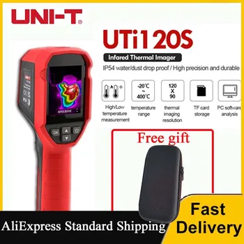 UTi120S infraraudonųjų spindulių termovizoriaus skiriamoji geba 120x90 Rankinė temperatūra Šiluminė kamera PCB grandinė Pramoninis bandymas Grindų šildymas