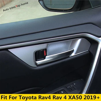 Vidinės durų rankenos dubens apdailos rėmo dangtelio apdaila tinka TOYOTA RAV4 RAV 4 XA50 2019 - 2023 Interjero aksesuarai