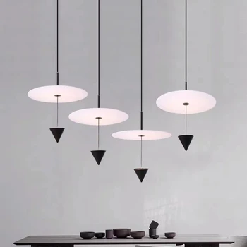 Vintažinis pakabinamas šviestuvas minimalistinė daniško dizaino lempos kopija Valgomasis Miegamasis Baras Dekoras Šiaurės namai Vidaus kūgio pakabinamas šviestuvas