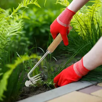 Weeder Hoe sodo įrankis Mažas kapas Mini namų sodo įrankis, naudojamas sodininkystei Rankiniai įrankiai Wedder Rankinis grėblys Sodininkystės dovana