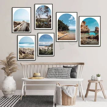 West Head paplūdimys, Gringay apygarda NSW, Pebble paplūdimys, Pietų pakrantė, Naujasis Pietų Velsas, Morningtono pusiasalis, Australijos kraštovaizdžio poste