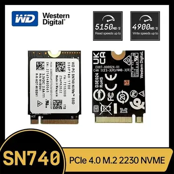 Western Digital WD SN740 1TB 2TB SSD M.2 2230 Gen4 PCIe 4.0 x4 NVMe Kietojo kūno diskas, skirtas Steam Deck Microsoft Surface ProX