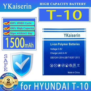 YKaiserin 1500mAh pakaitinė baterija T10 HYUNDAI T-10 mobiliųjų telefonų baterijoms