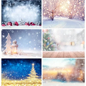 ZHISUXI Kalėdų sapnų fotografija Fonas Sniego senis Kalėdų eglutė Foto studijos rekvizitų fonas 211220 GBSD-01