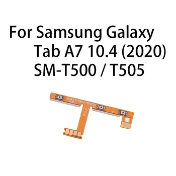  Įjungimas IŠJUNGTAS Nutildymo jungiklio valdymo klavišas Garsumo mygtukas Lankstus kabelis, skirtas Samsung Galaxy Tab A7 10.4 (2020) SM-T500 / T505