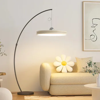 Šiaurės šalių minimalizmas LED grindų šviestuvai Moderni šviesa Prabangi svetainė Žvejybos lempa Miegamasis Vertikalus stalas Namų dekoras Šviestuvai