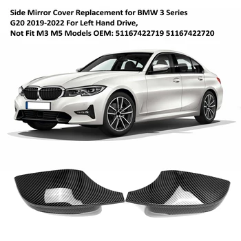 Šoninio veidrodžio dangtelis Galinio vaizdo veidrodžio korpuso pakeitimas BMW 3 serijos G20 2019-2022 m. kaire ranka