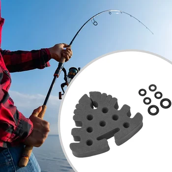 Žvejybos įranga Rišimo įrankių laikiklis Apie 9*7*cm Juoda EVA Naujos dalys Naudingi priedai žvejybai Praktiška