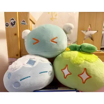 【stock】genshin Slime Pillow Genshin Impact Plush Cushion Cute Anime Game Stuffed Original God Cosplay Fans Peluche For Kid Gift
